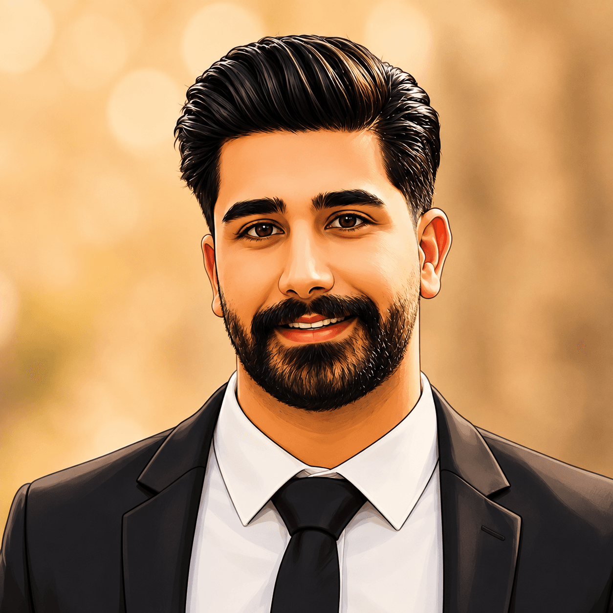 Mohammad Mouri Zadeh smiling portrait