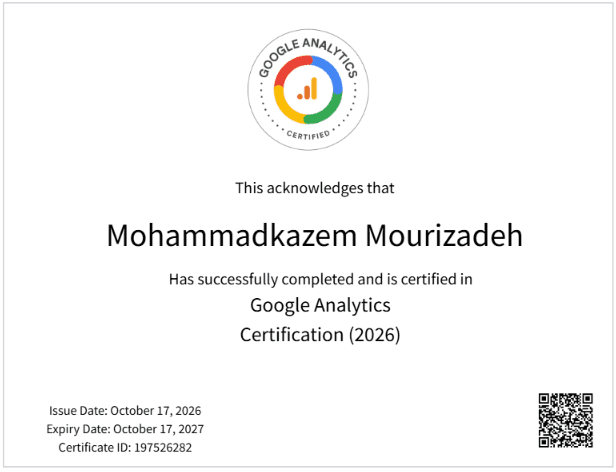 Google certificate: Google Analytics Certification (2026)